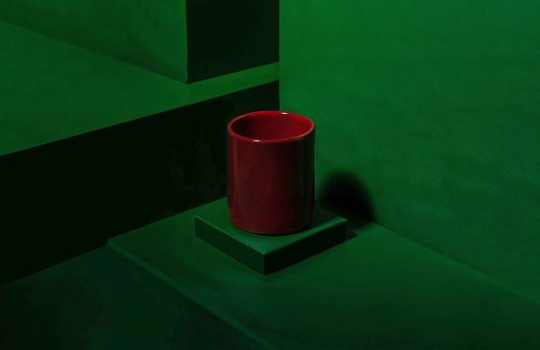 Чашка RISE SUN, red 350мл